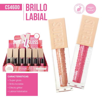 Pink 21 Lip Gloss Cs4600 x Caja