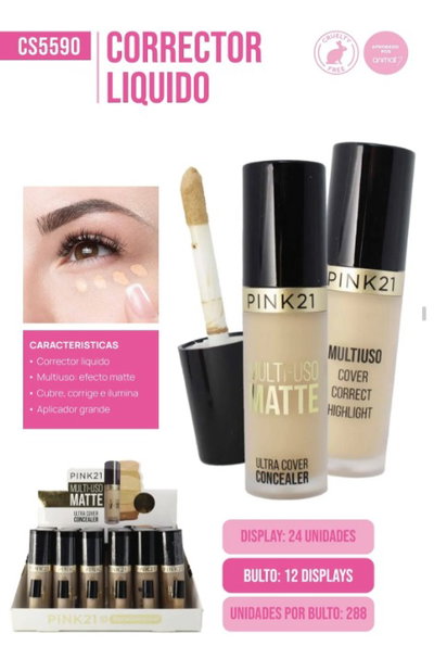 Pink 21 Corrector CS5590 X Caja