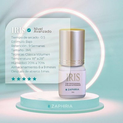 Zaphiria Adhesivo Iris x3gr