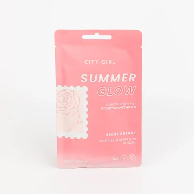 City Girl Mascarilla Facial Petalos de  Rosas