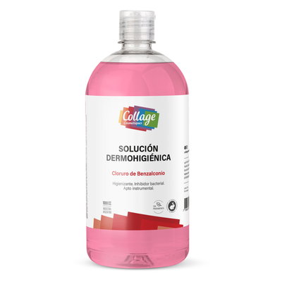 Collage Solución DERMO HIGIÉNICA con Cloruro de Benzalconio x1000cc
