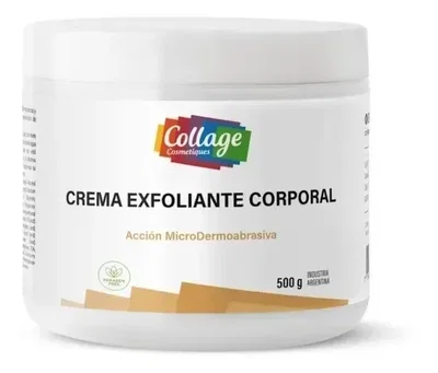Collage Crema EXFOLIANTE CORPORAL con Partículas de Arroz x500cc