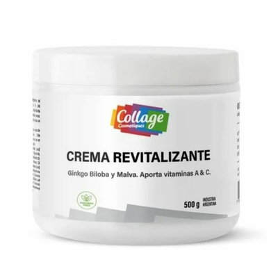 Collage Crema REVITALIZANTE con Ginkgo Biloba y Malva x500cc
