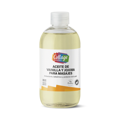 Collage Aceite de VAINILLA Y JOJOBA  Antioxidante x250cc