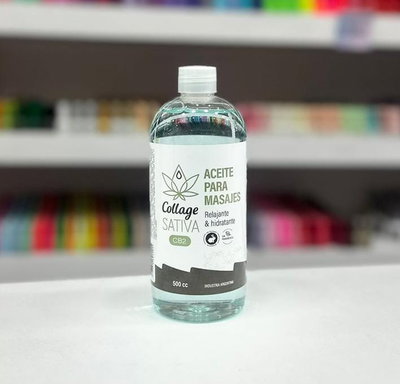 Collage Aceite RELAX con CB2 Activador Endocannabinoide x500cc