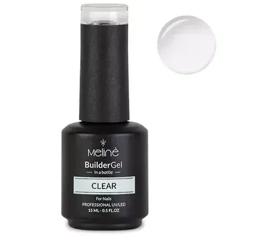 Meline Gel de Construcción en botella CLEAR
