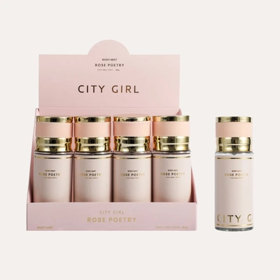 City Girl Body Splash Rose Poetry x100ml YT25100