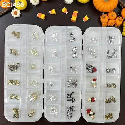 BC1486 DECO PARA UÑAS calaveras/HALLOWEEN