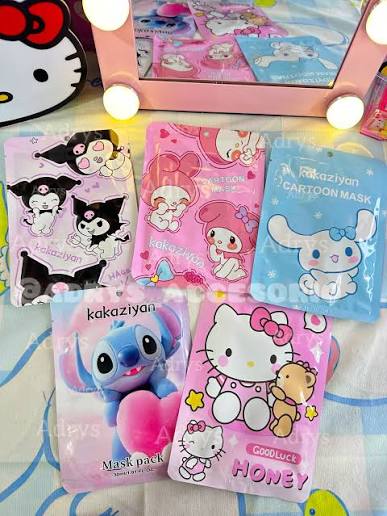 Mascarillas faciales surtidas kawaii