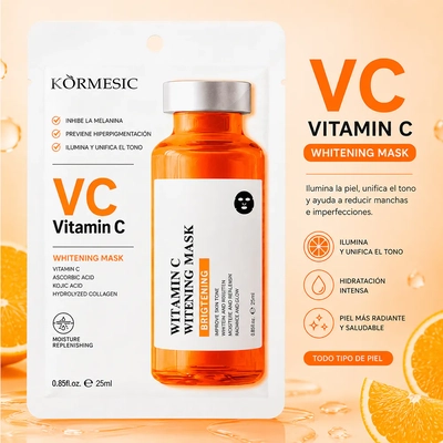  Kormesic Mascarilla facial Vitamina C Niacinamida 