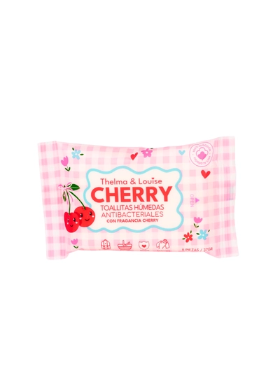 Thelma & Louise Toallitas antibacteriales x 8u Cherry