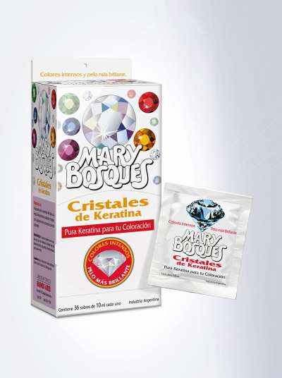 MARY BOSQUES CREMA DE CRISTALES DE KERATINA PARA TU COLOR X10GR