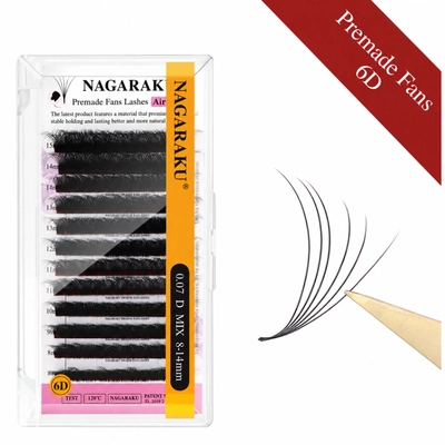 Nagaraku Prestañas Premade 6D Mix
