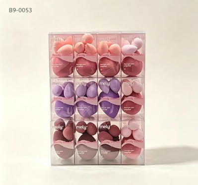 MYB9-0053 MELY SET ESPONJAS MAQUILLAJE