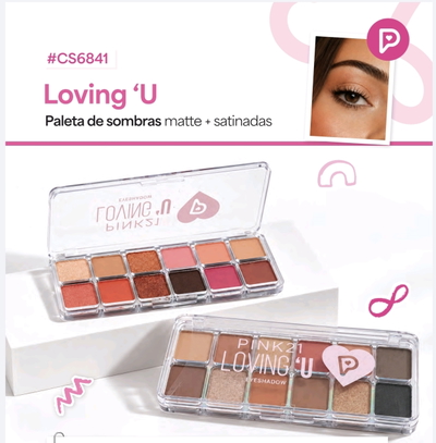 CS6841 Pink 21 Sombras mate + satinadas
