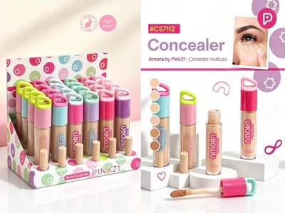 CS7112 Pink 21 Corrector Multiuso Liquido Amora