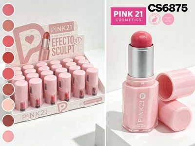 CS6875 Pink 21 Rubor en Barra Cremoso