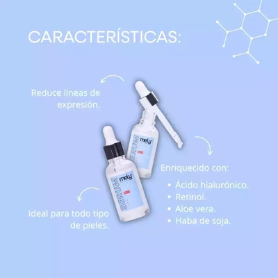MY890002 MELY SÉRUM FACIAL 4 EN 1 CON ÁCIDO HIALURÓNICO 30ML
