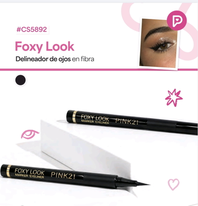 CS5892 Pink 21 Delineador Negro Fooxy Look
