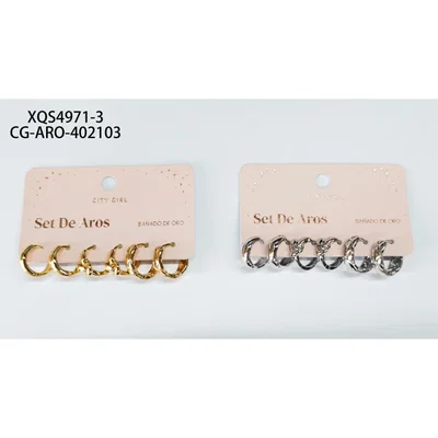 XQS4971-3 City Girl Set De Aros