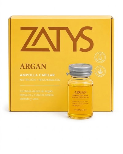 Zatys Ampolla Capilar Argan Nutricion, Suavidad Y Brillo