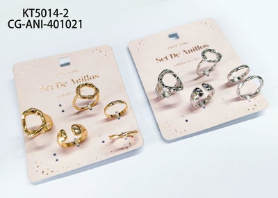 KT5014-2 CITY GIRL SET DE ANILLOS