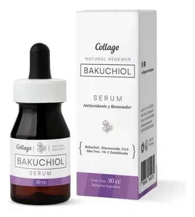 Collage Serum BAKUCHIOL y Niacinamida, Extracto Aloe Vera, VitaminaE yC