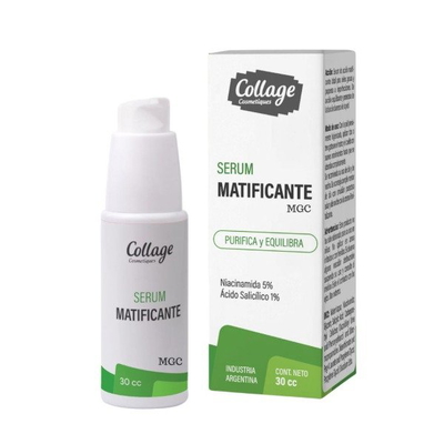 Collage Serum MATIFICANTE Seborregulador  Niacinamida 5 y Salicílico 1