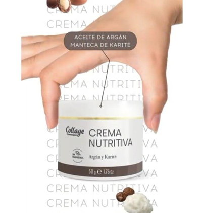 Collage Crema NUTRITIVA con Argán oil y Manteca de Karité x50 cc