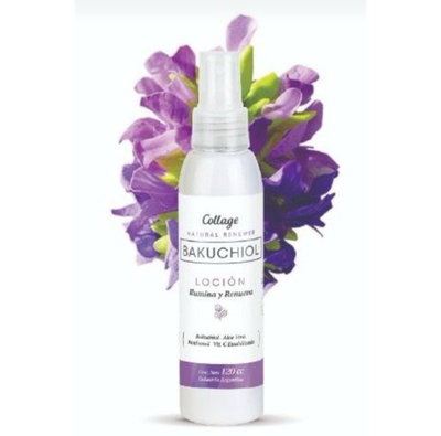 Collage Loción BAKUCHIOL y Extr. Aloe Vera, Liposomas Vit. C y D panthenol