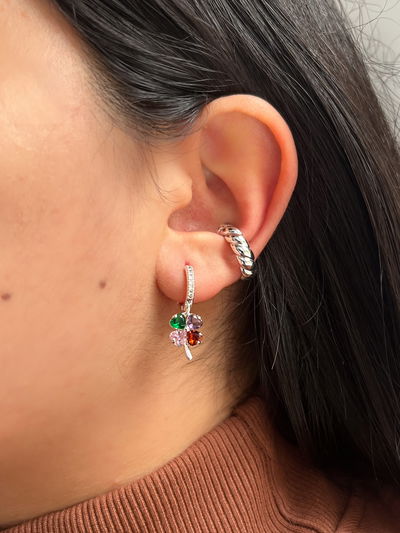 Pack Aros trébol + Cuff Roma