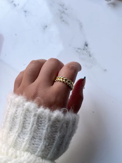 Anillo Roma dorado