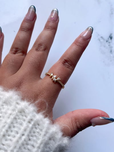 Anillo Coquette Premium dorado