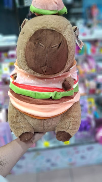 Capibara con manta 2 plazas