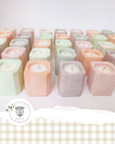 STOCK INMEDIATO – OUTLET – 49 Velas de Soja + TARJETA PERSONALIZADA