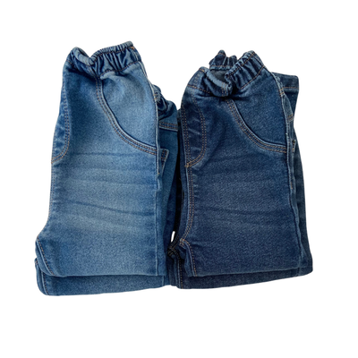 Mayoristas- Babuchas de jean bebe x4