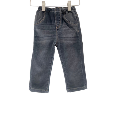 Babucha de bebe unisex gris