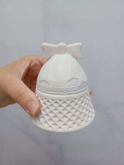 CAMPANA - CARAMELERA / CUENCO DE RESINA CERAMICA