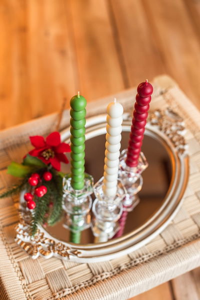 BUBBLE CANDELABRO BLANCA CAJA X 2UNI