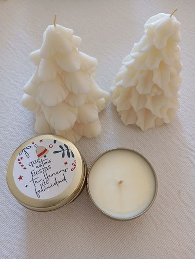 LATITA NAVIDAD BAJA- VELA DE SOJA