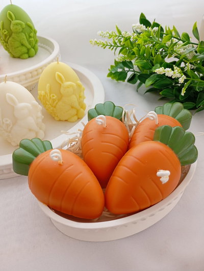 CARROT CANDLE CAJA X 4 UNI