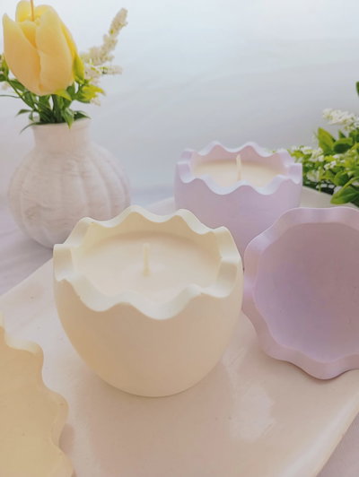 VELA EN CUENCO HUEVO P