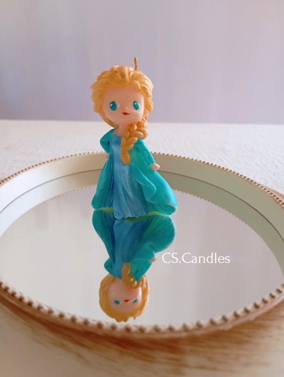 POR PEDIDO- VELA ELSA PRINCESA DISNEY - SOUVENIRS