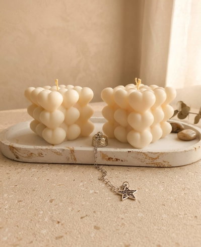 VELA BUBBLE CORAZONES