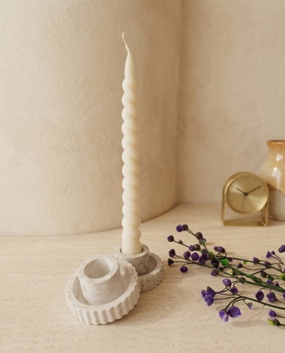 CANDELABRO CIRCULAR ESTRIADO