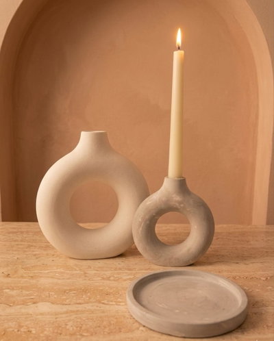 DONA P (CANDELABRO / FLORERO) 13.5*12