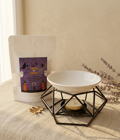 HORNITO GRANDE BASE METAL PLATO CERAMICA