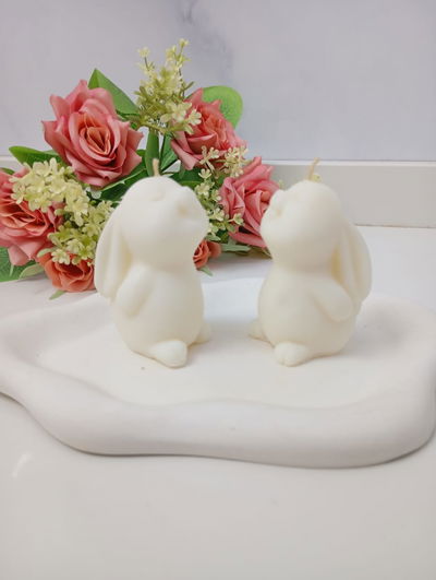 POR PEDIDO- VELA CONEJITO OREJAS SOUVENIR 