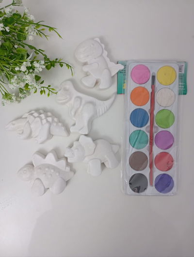KIT DINOS X 5 PARA PINTAR