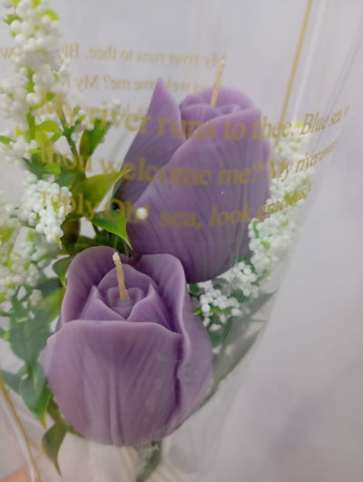 VELAS TULIPANES X 2 EN RAMO